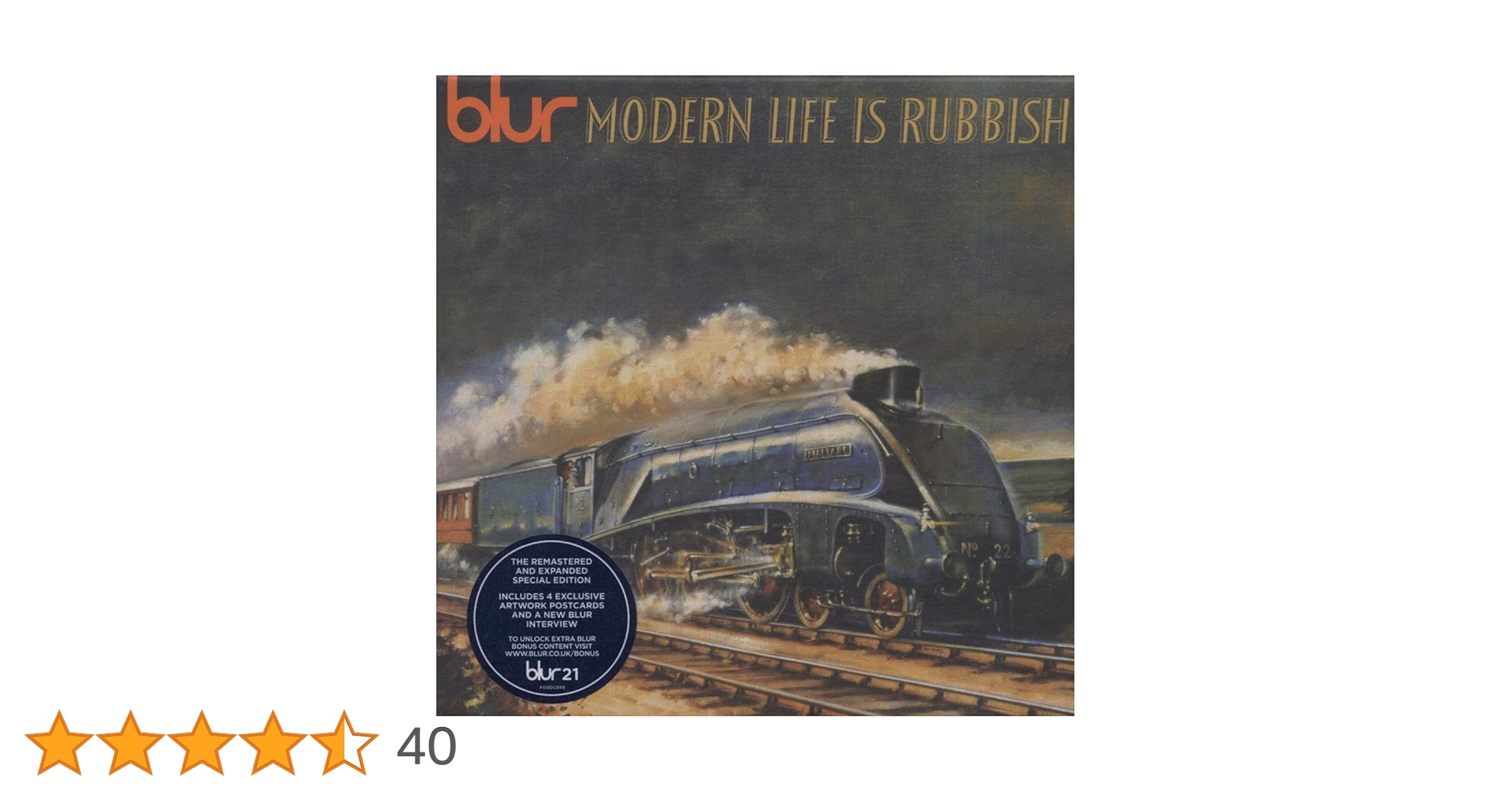 Modern Life Is Rubbish (2CD Deluxe): Blur: Amazon.ca: Music